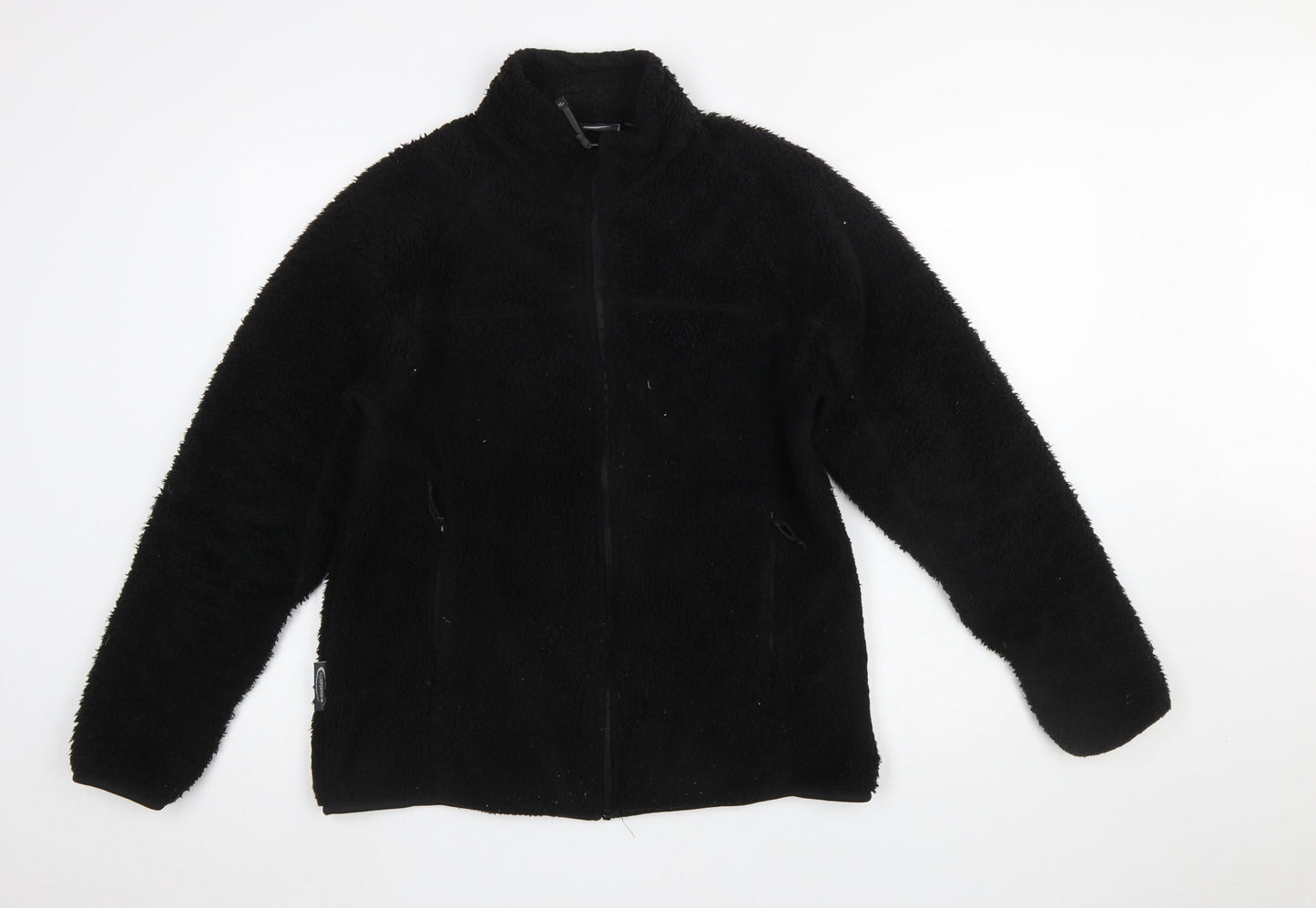 Mountainlife Women's Black Fleece Zip Jacket Size 14