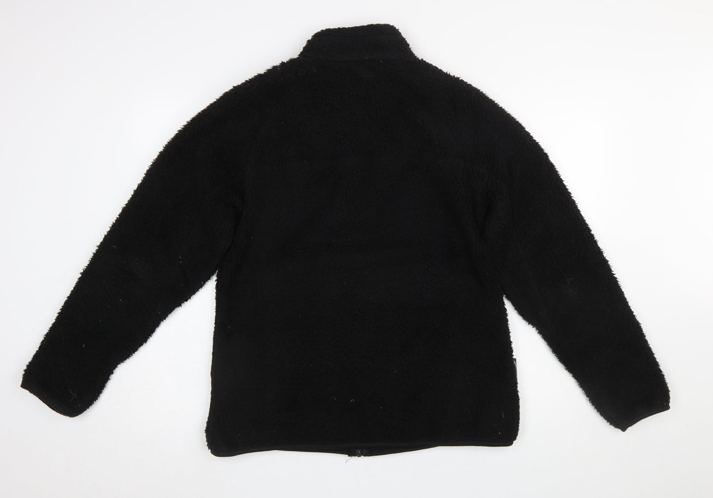 Mountainlife Women's Black Fleece Zip Jacket Size 14