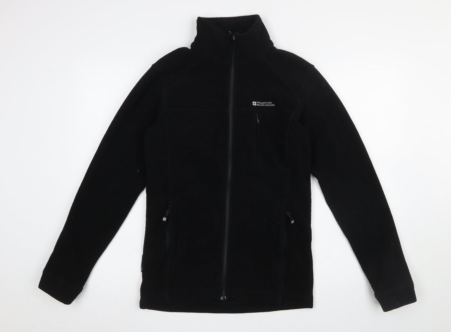 Mountain Warehouse Men's Black XS Full Zip Fleece Jacket