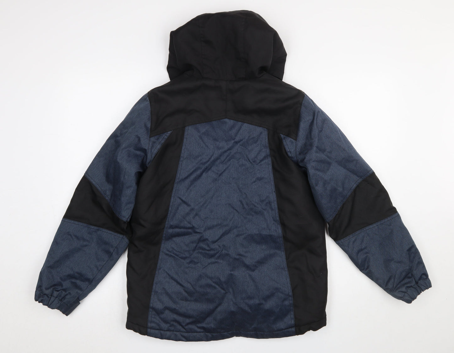Athletech Boys Blue Hooded Puffer Jacket Lined Waterproof Coat 10-12 Years
