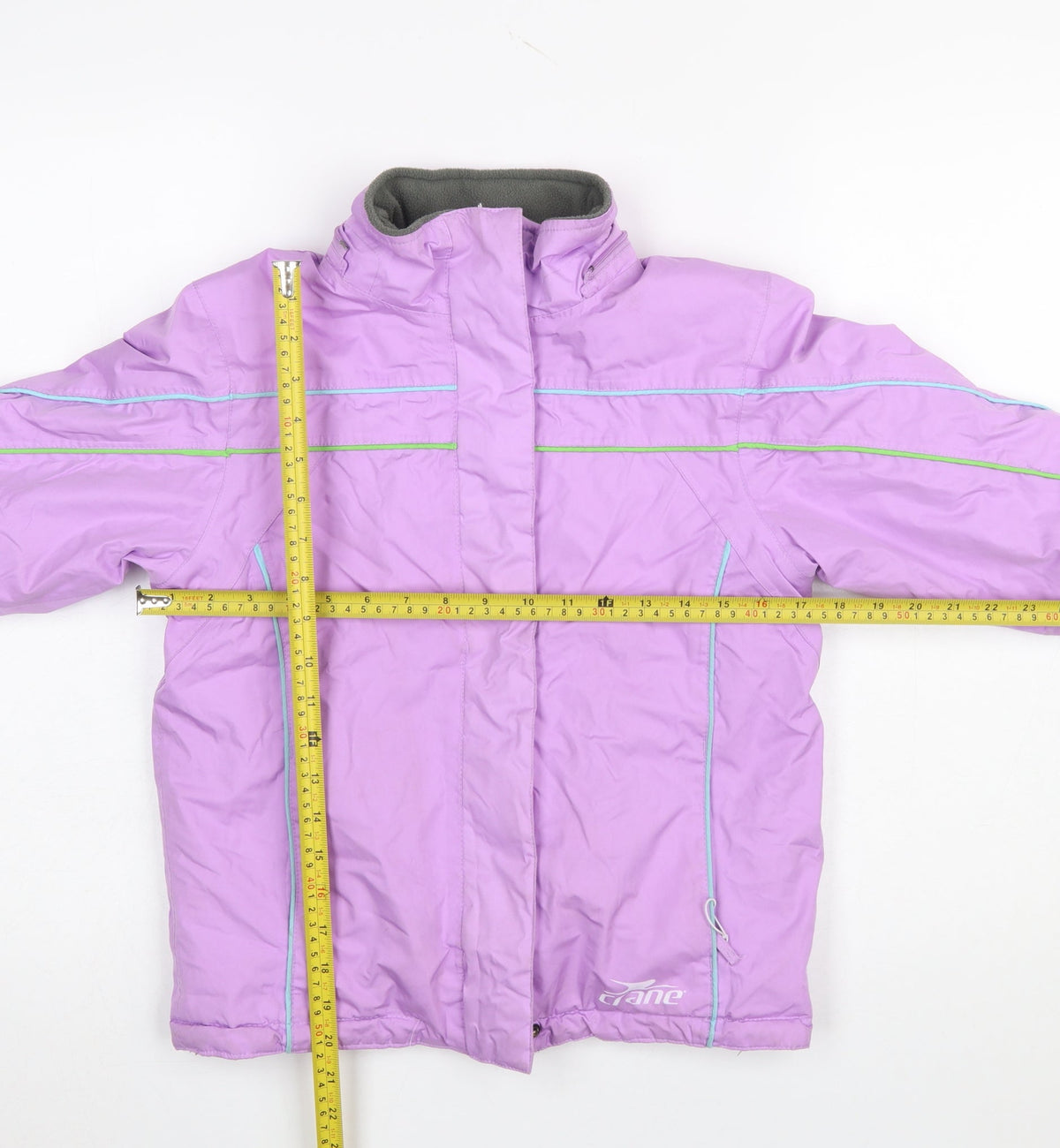 Crane Girls Purple 7-8 Years Waterproof Hooded Ski Jacket