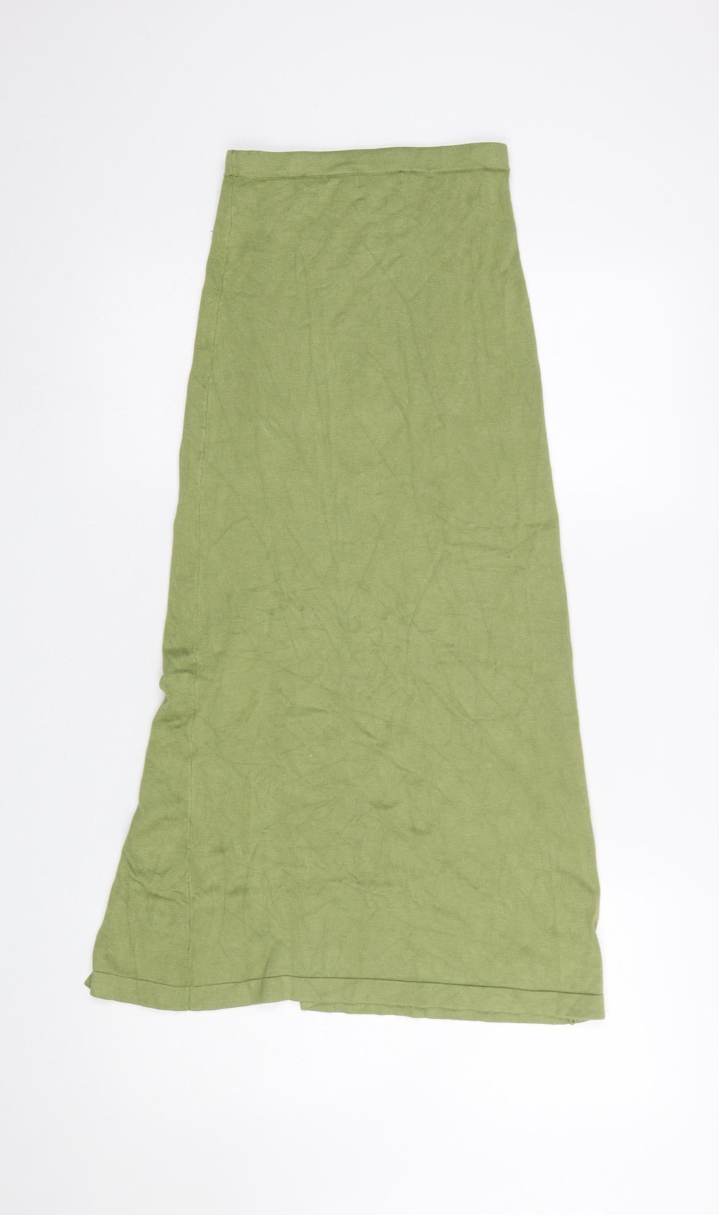 PrettyLittleThing Women’s Green Midi Stretch Skirt Size S
