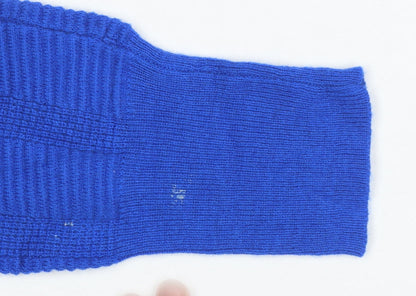 Marks & Spencer Per Una Blue Button Detail Women's Size 8 Jumper