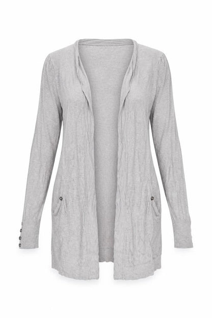 Wallis Women Beige Longline Knit Cardigan Small