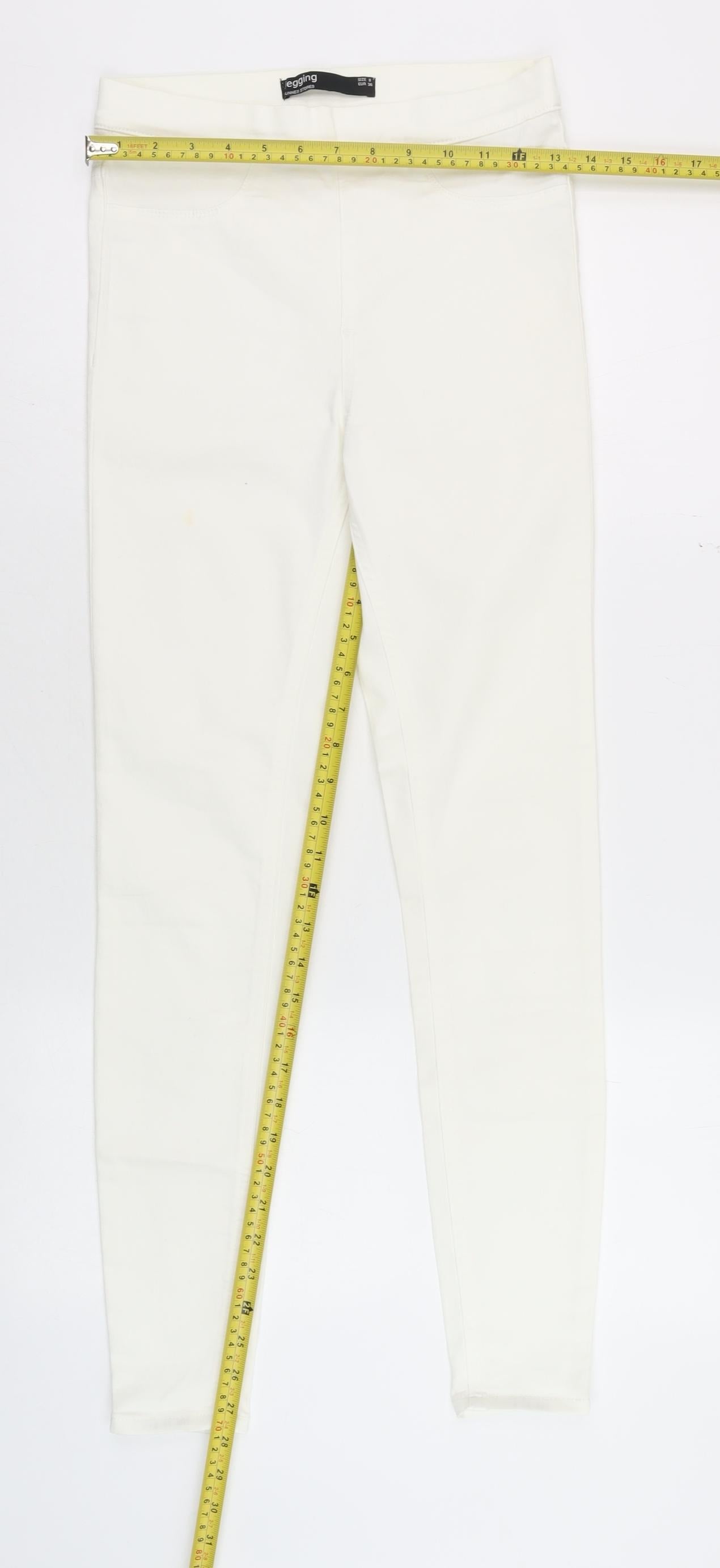 Dunnes Stores Women’s Ivory Jegging Jeans Size 8 Slim Fit