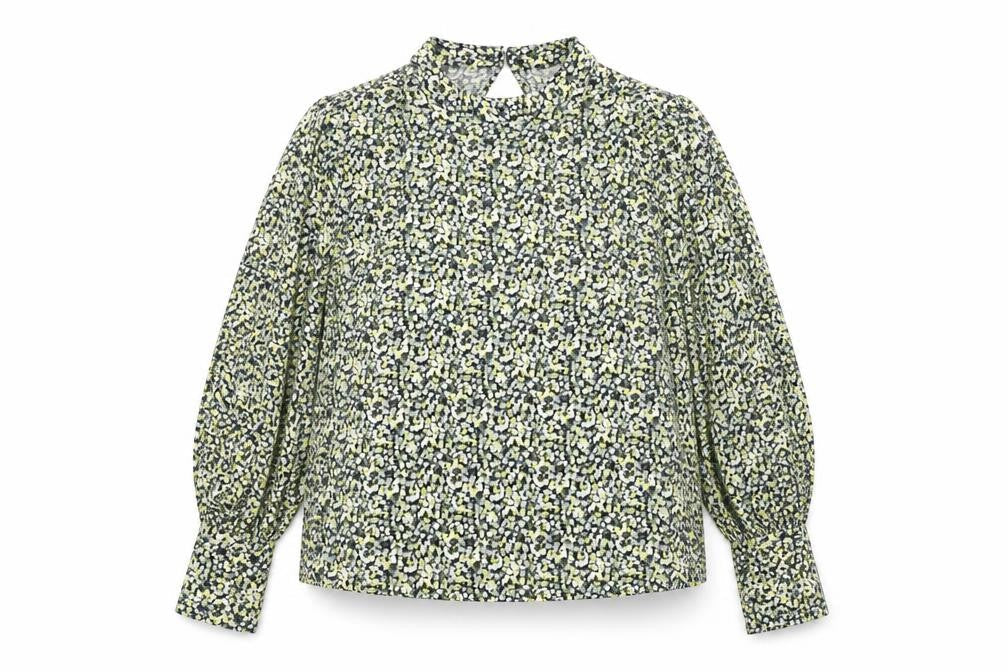 H&M Women's Multicoloured Floral Viscose Tunic Blouse Size M