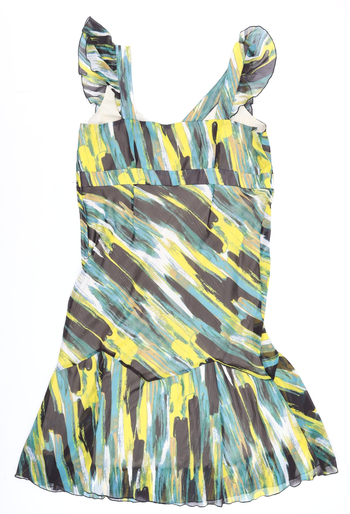 George Women’s Multicoloured Fit & Flare Chiffon Dress Size 20