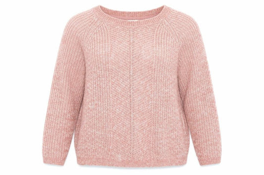 FatFace Women Pink Chunky Knit Pullover Jumper Size 12