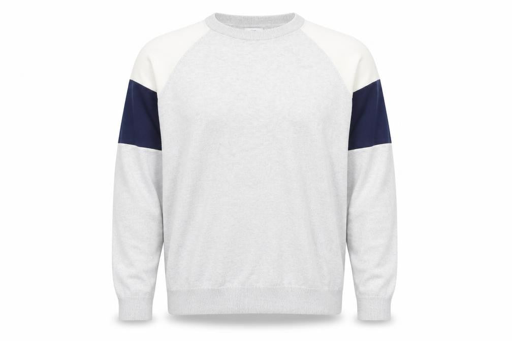 Next Men Grey 2XL Crew Neck Cotton Pullover Jumper