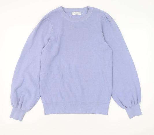 Gallery Women’s Purple Long Sleeve Crew Neck Pullover Jumper M