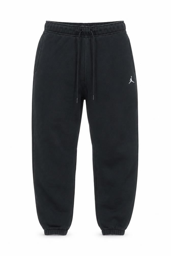 Jordan Men Black Jogger Sweatpants Small Fleece Cotton Blend