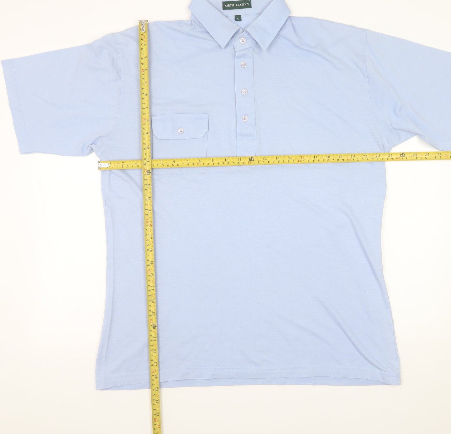 Kartel Classics Men’s Blue Cotton Blend Polo Shirt Size L