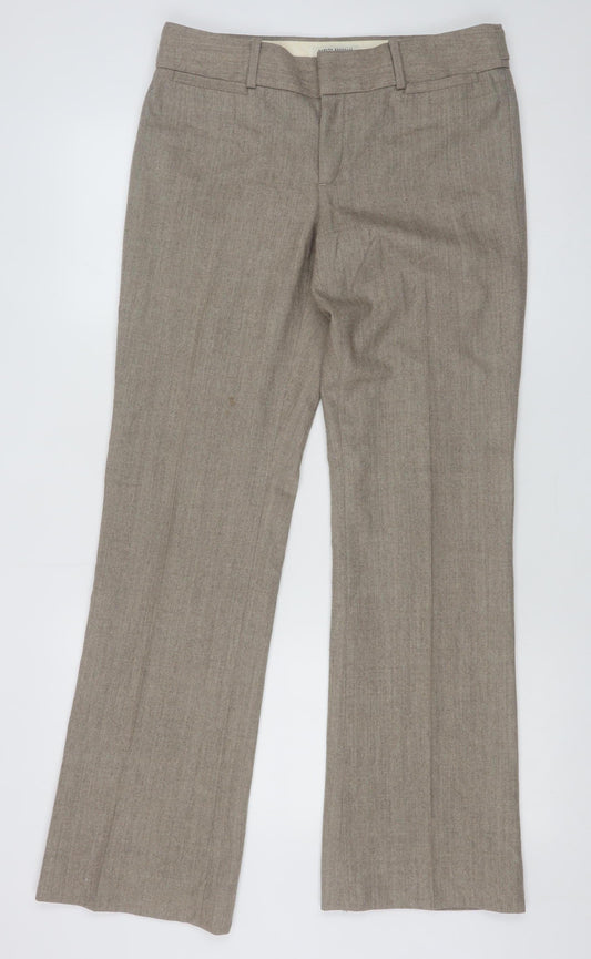 Banana Republic Women’s Beige Wool Stretch Dress Trousers Size 10 Martin Fit