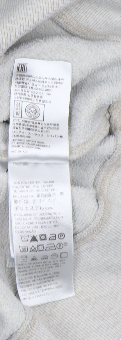 Levi's Men's Grey Relaxed Fit Crew Neck Sweatshirt Size S