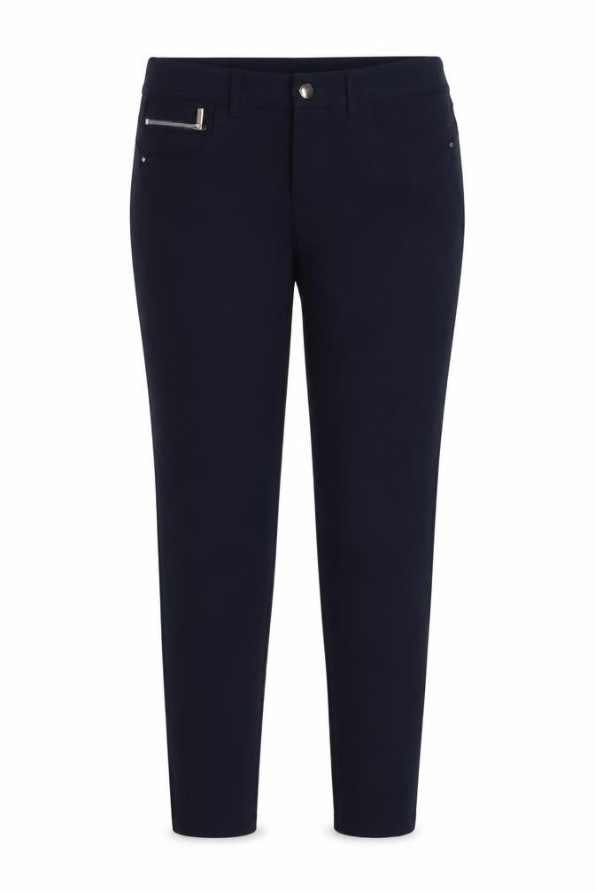 Dunnes Womens Black Stretch Slim Trousers Size 12