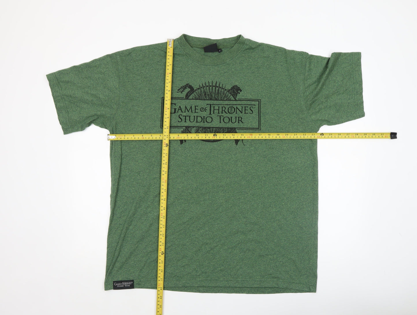 Game of Thrones Studio Tour Green Men's L Graphic T-Shirt