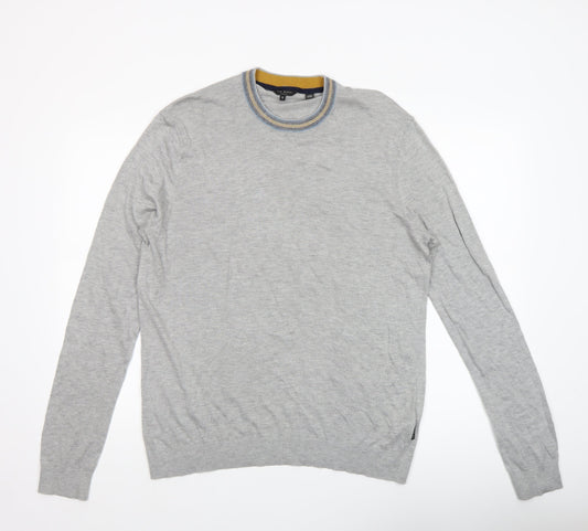 Ted Baker Men's Grey XL Crew Neck Pullover Jumper