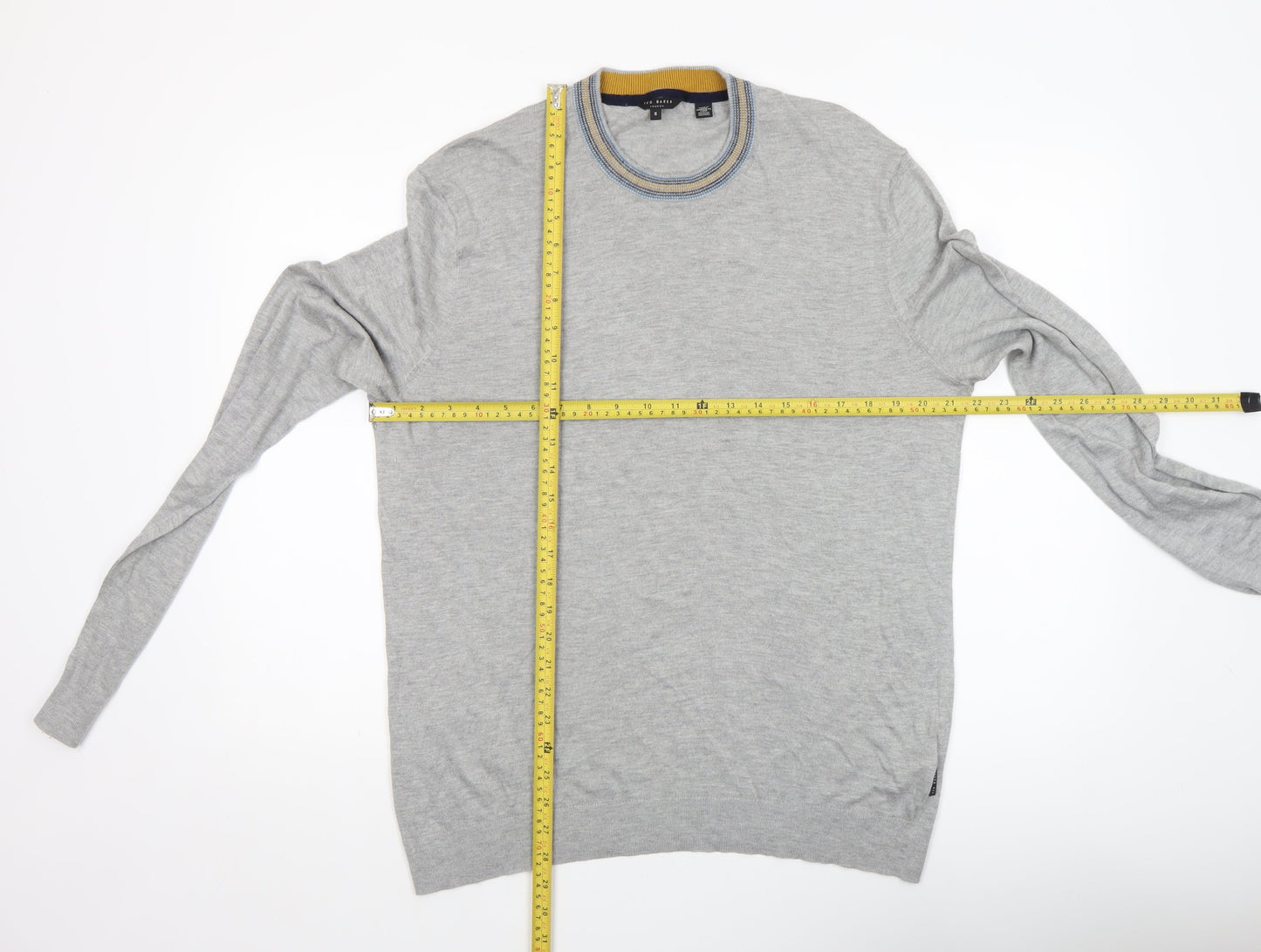 Ted Baker Men's Grey XL Crew Neck Pullover Jumper