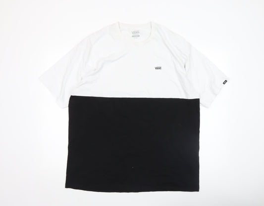 Vans Men's XL Multicoloured Colourblock Classic Fit T-Shirt