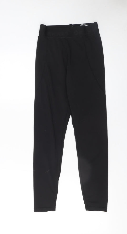 DKNY Women’s Black Slim Fit Activewear Leggings Size S