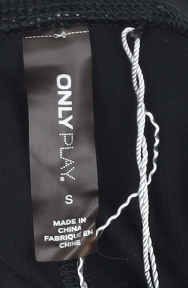 ONLY PLAY Women's Black High Rise Ankle Leggings Size S