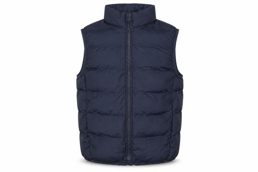 UNIQLO Boys Blue Puffer Waistcoat 7-8 Years Lightweight Quilted Gilet