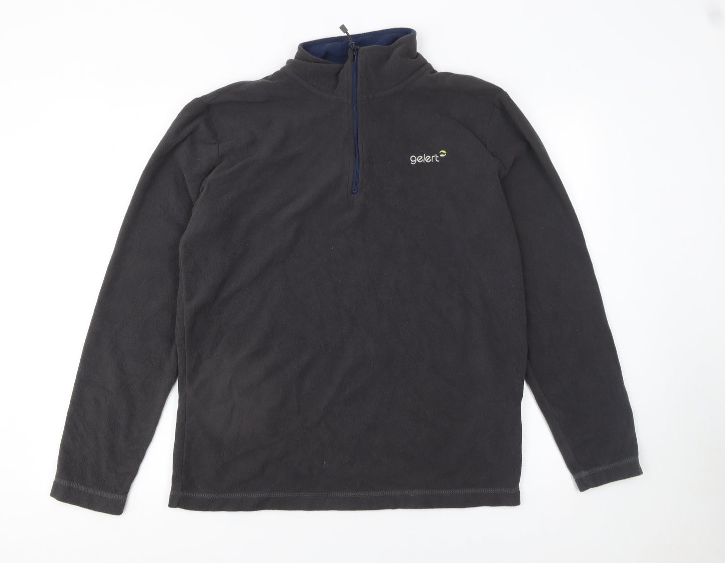 Gelert Men’s Black Fleece 1/4 Zip Pullover Sweatshirt Size L