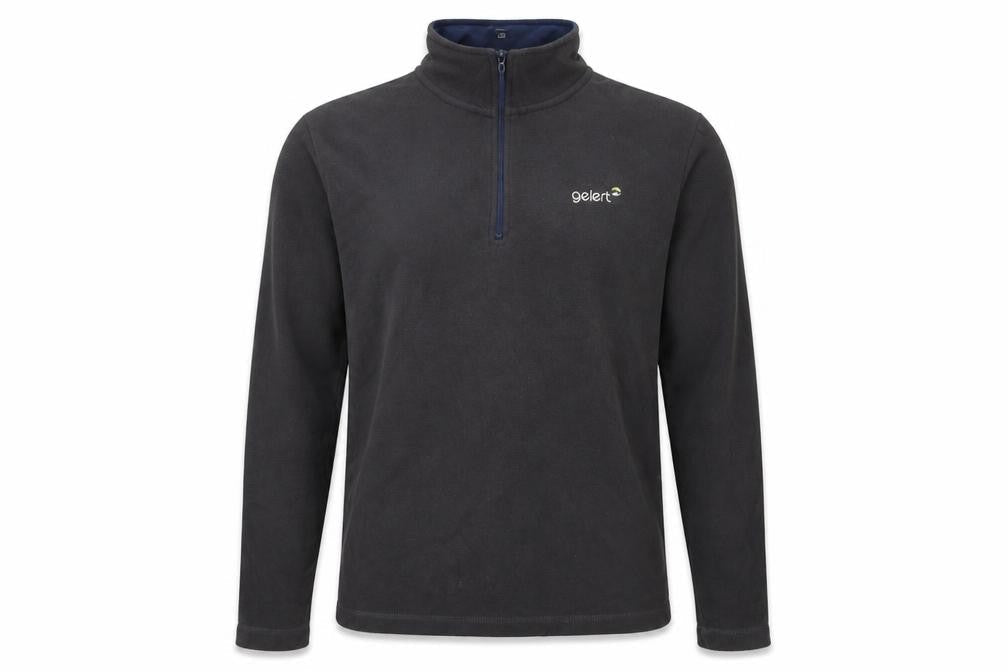 Gelert Men’s Black Fleece 1/4 Zip Pullover Sweatshirt Size L