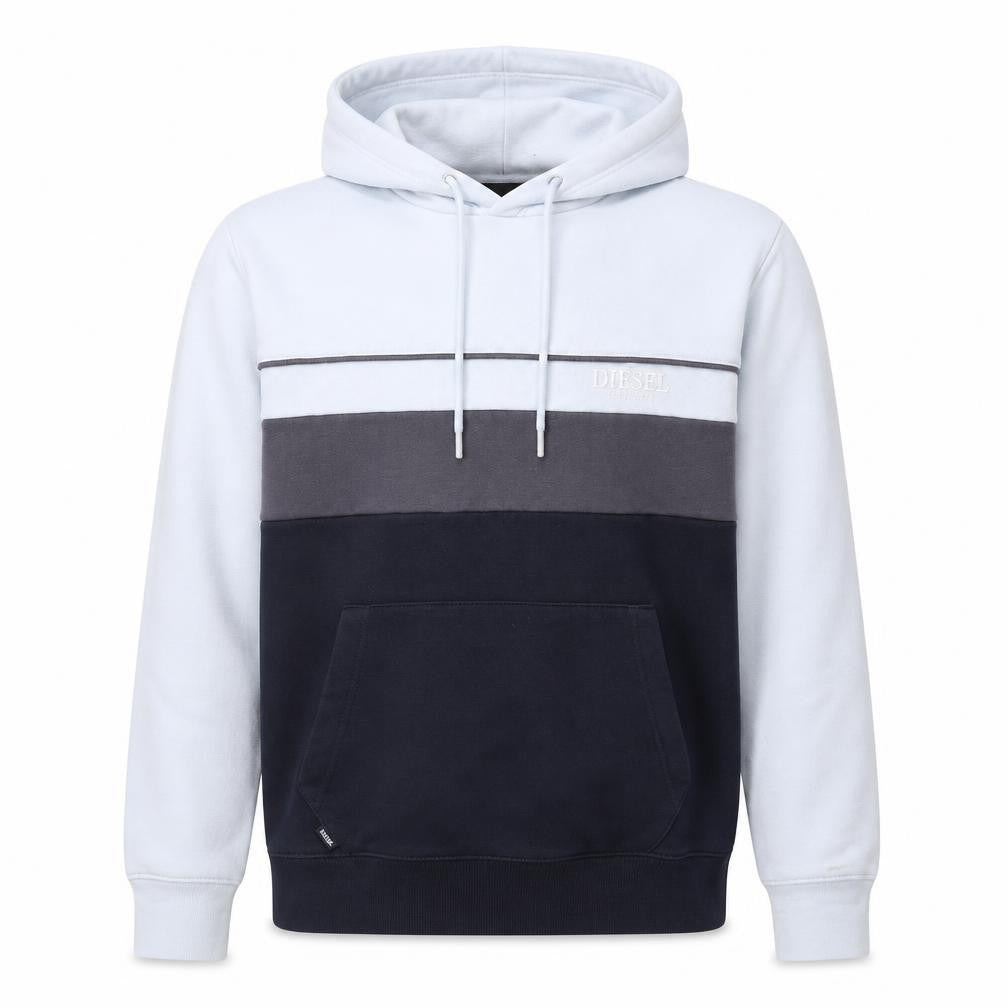 Diesel Mens Multicoloured Pullover Hoodie Size M Cotton Blend