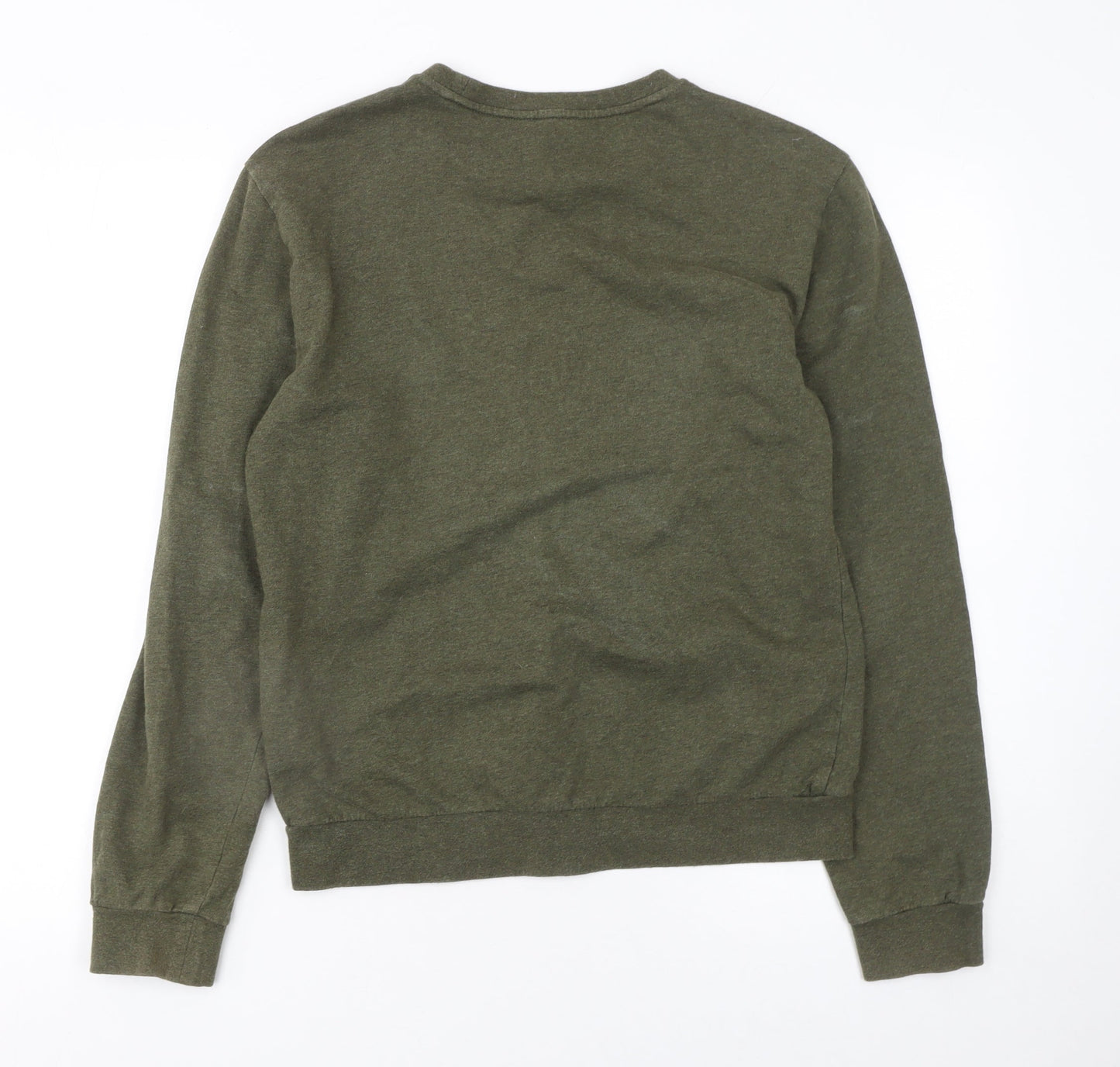 Emporio Armani EA7 Men's Green Crew Neck Sweatshirt Size S