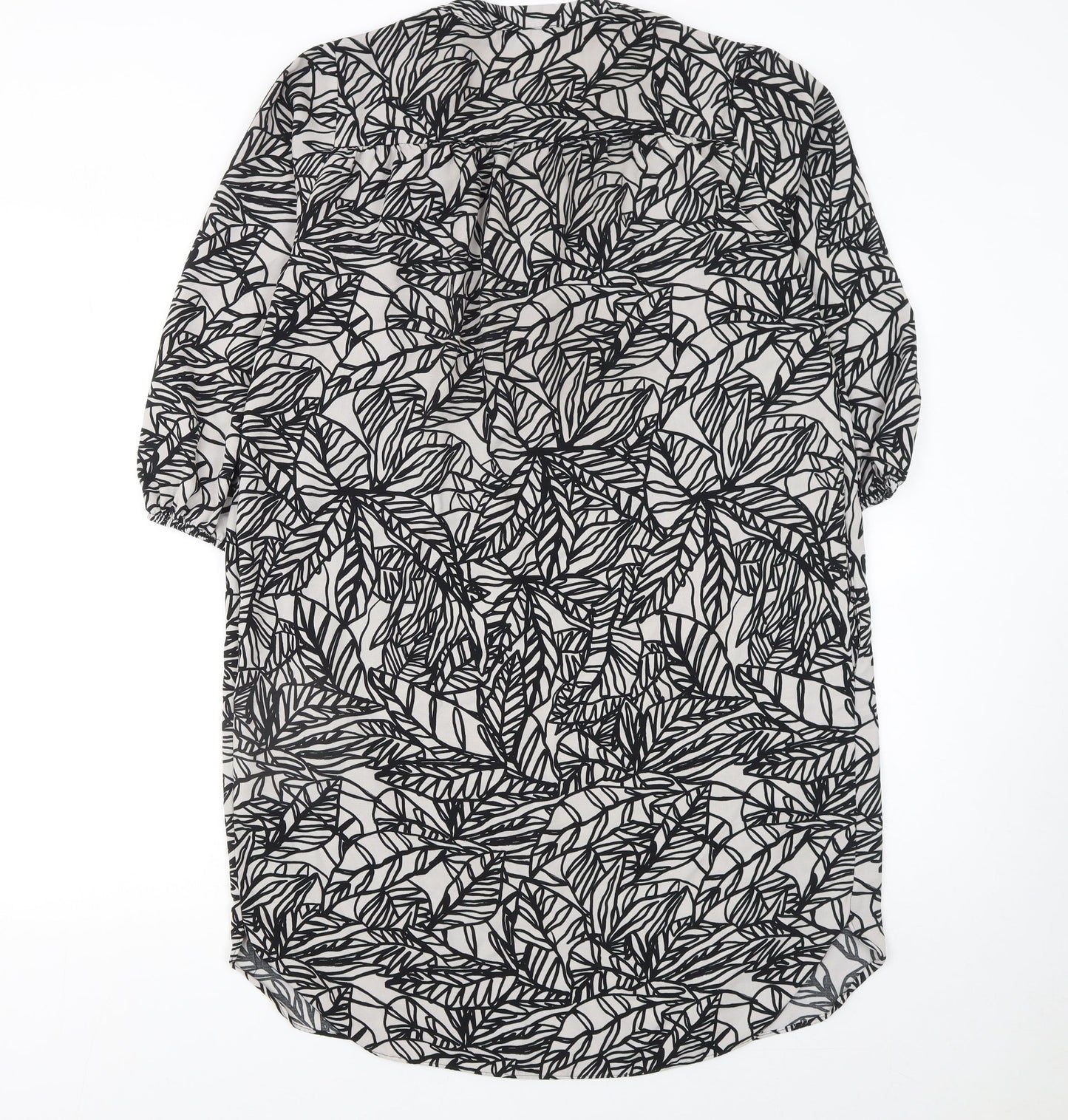 Et Vous Women’s Black White Floral Shift Dress Size 10