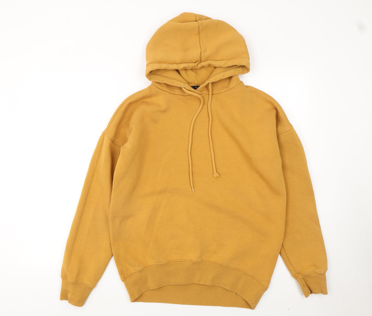 Very Women’s Mustard Yellow Hoodie UK 6 Pullover Cotton Blend Casual