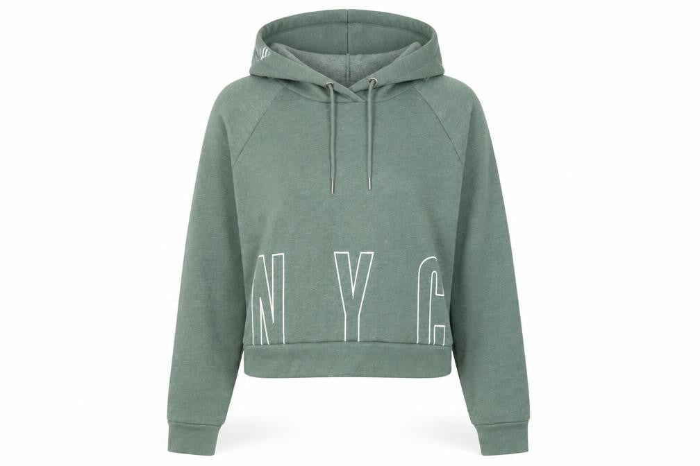 Aeropostale Women’s Green NYC Pullover Hoodie Size S