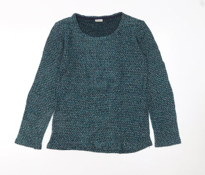 Damart Women's Blue Knit Pullover Jumper Size S 10/12