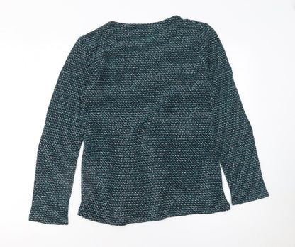 Damart Women's Blue Knit Pullover Jumper Size S 10/12
