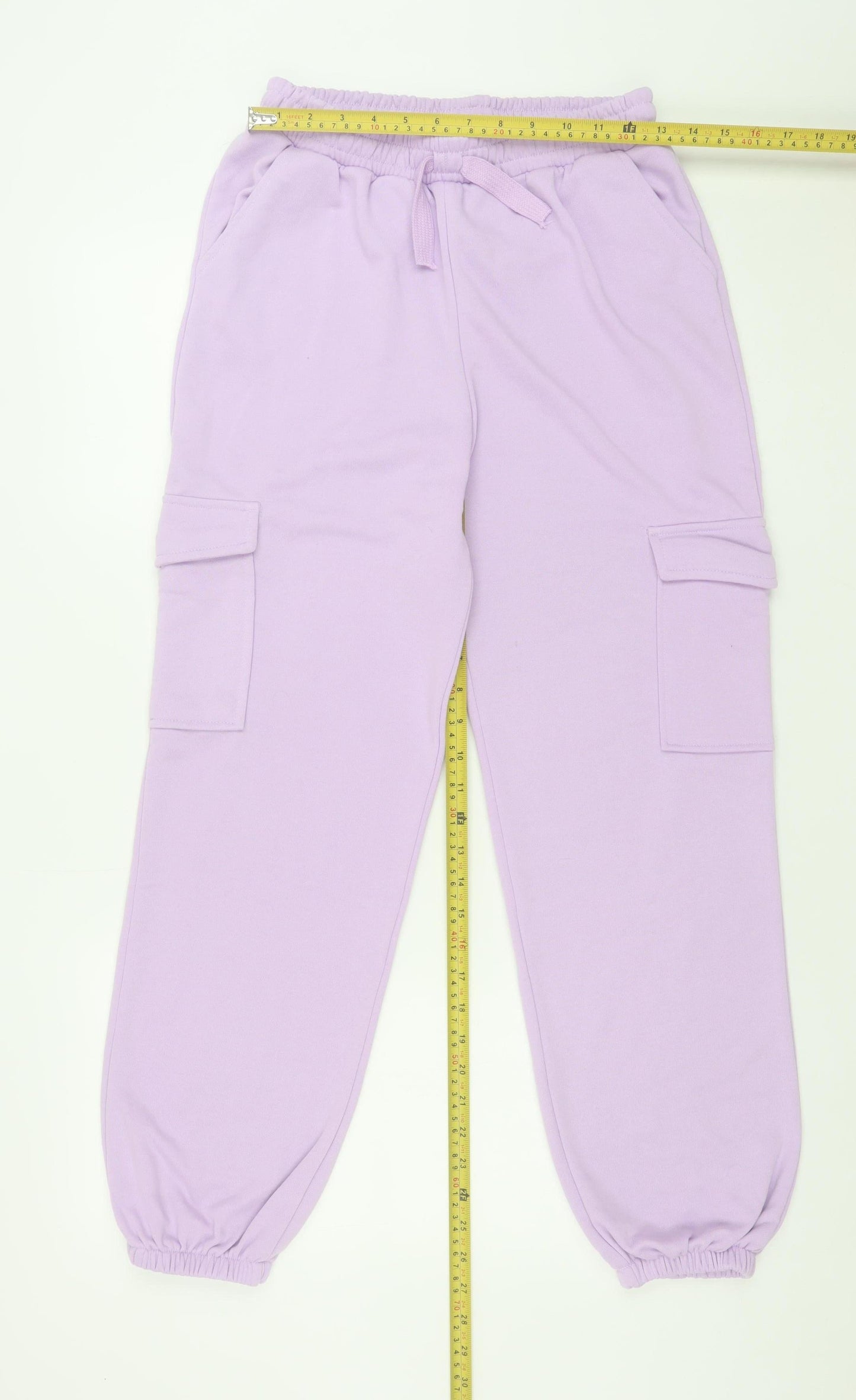 Dunnes Stores Women’s Lilac Cargo Jogger Trousers Size 10 Elastic Waist