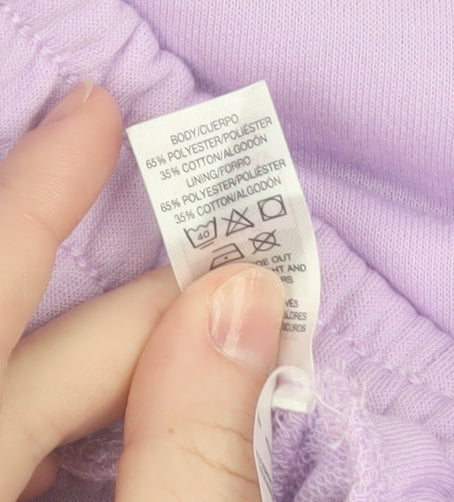 Dunnes Stores Women’s Lilac Cargo Jogger Trousers Size 10 Elastic Waist