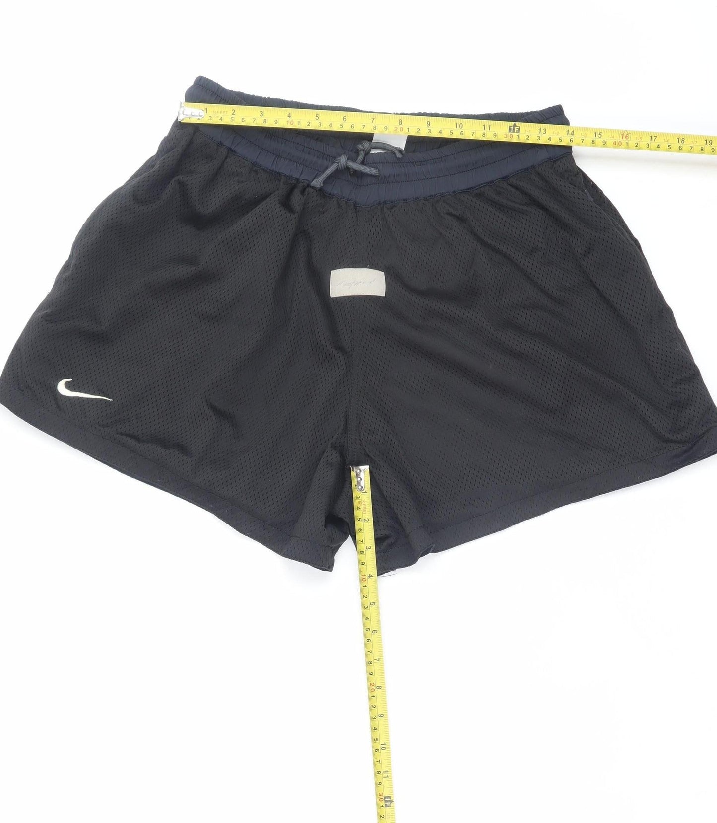 Nike Men's Black M Mesh Biker Sports Shorts with Drawstring