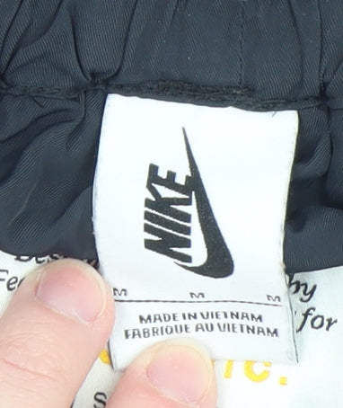 Nike Men's Black M Mesh Biker Sports Shorts with Drawstring