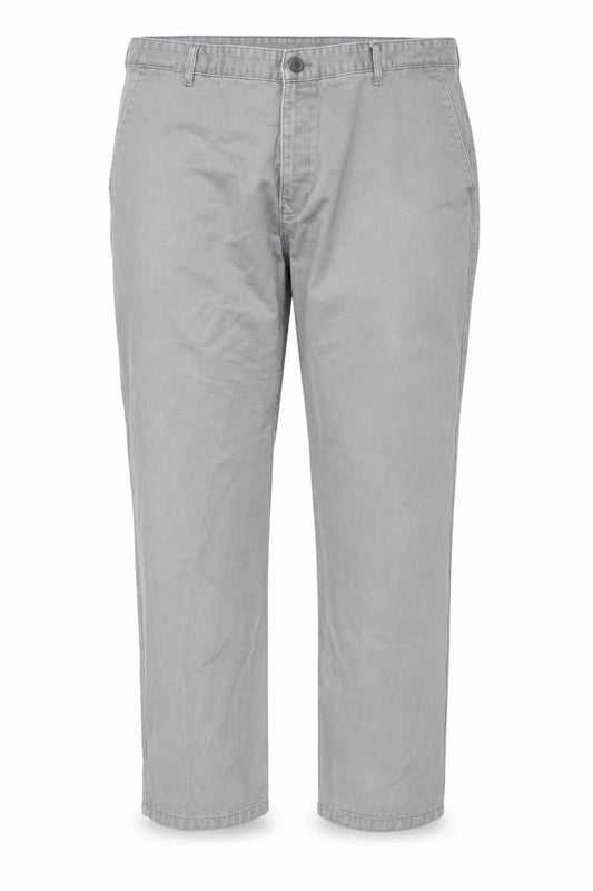 Destiny Men's Grey 44in Cotton Chino Trousers Regular Fit