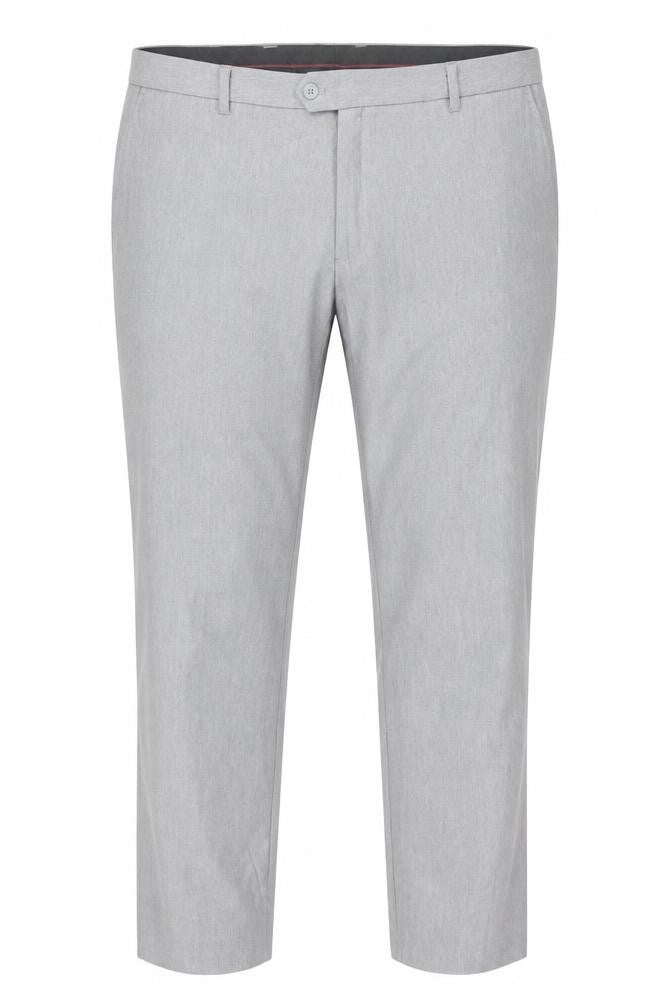 Next Men’s Grey 42R Regular Fit Dress Pants Trousers