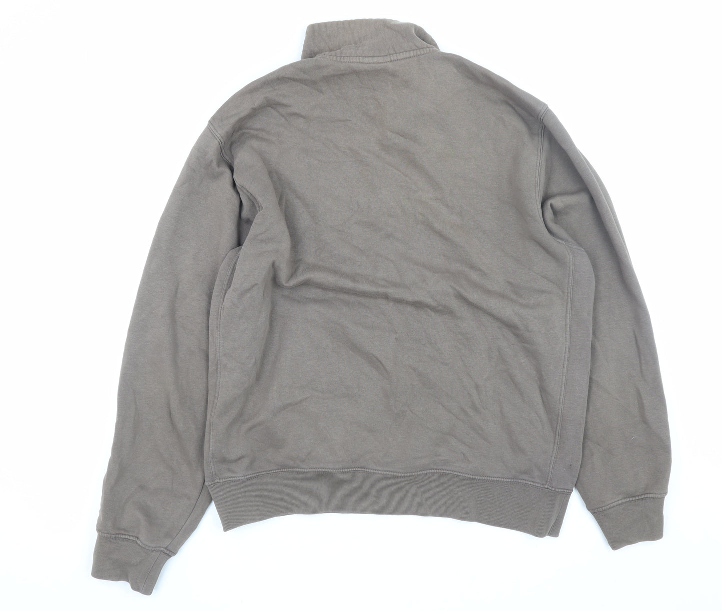 Nike Men's Brown 1/2 Zip Fleece Sweatshirt Small Regular Fit