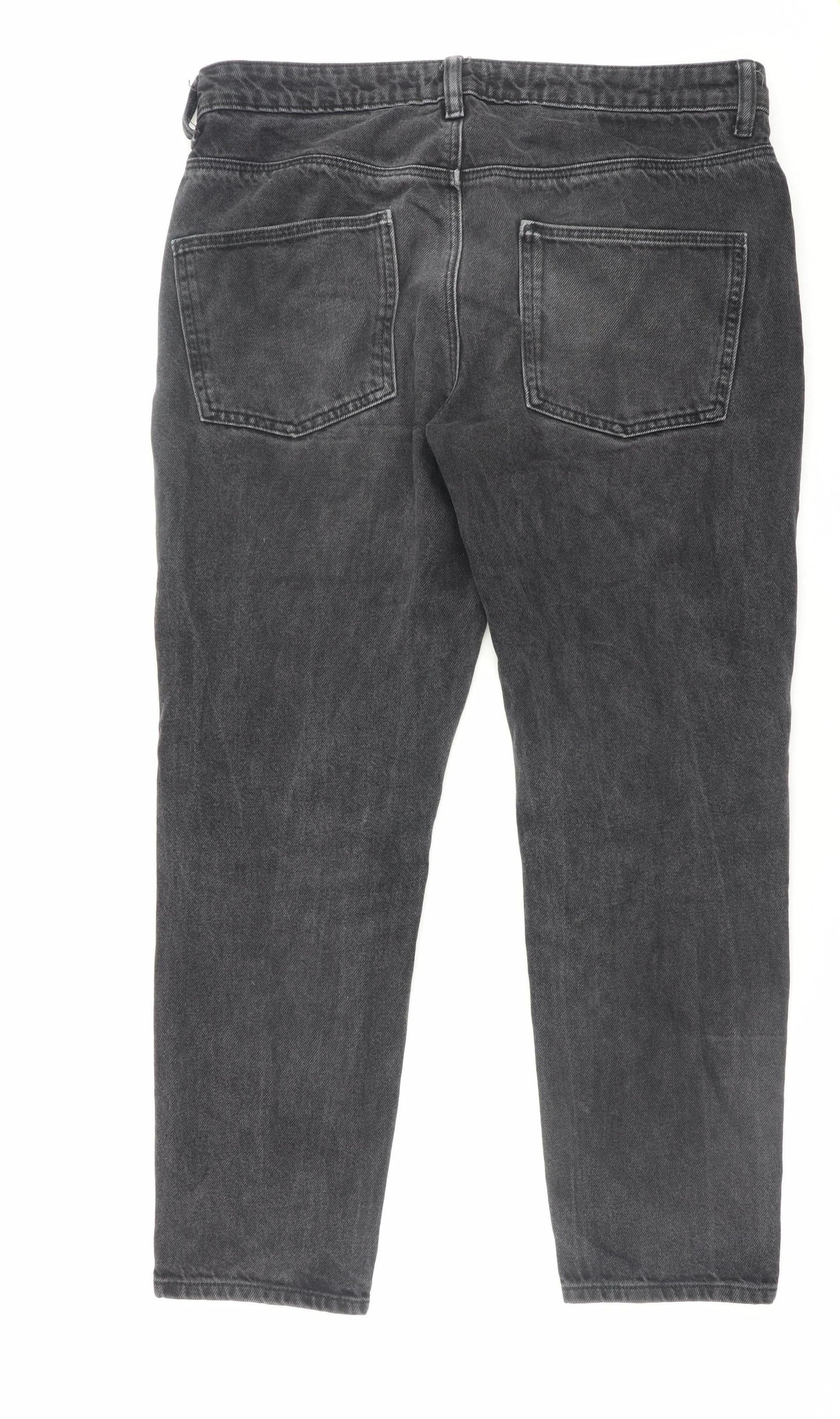 ASOS Design Women's Black Classic Rigid Straight Jeans Size 32