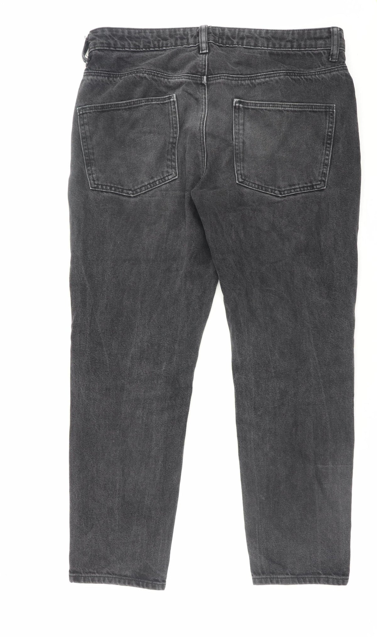 ASOS Design Women's Black Classic Rigid Straight Jeans Size 32