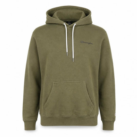 Champion Men's Green Pullover Hoodie Small Regular Fit Fleece