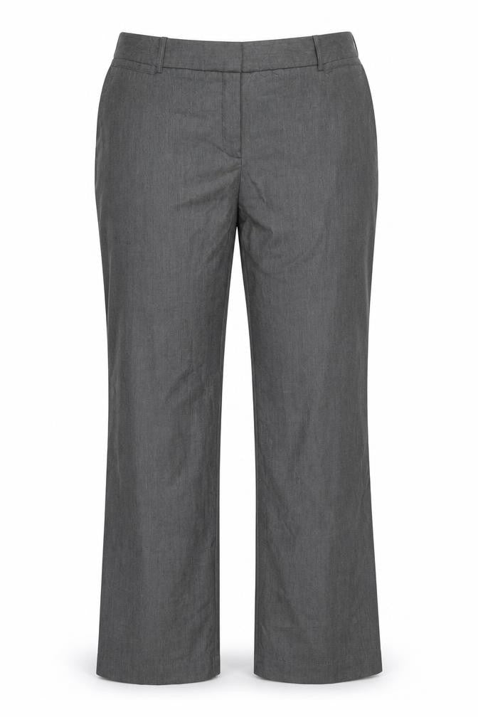 Worthington Women’s Grey Dress Pants Size 12 Regular Straight Leg Work Trousers
