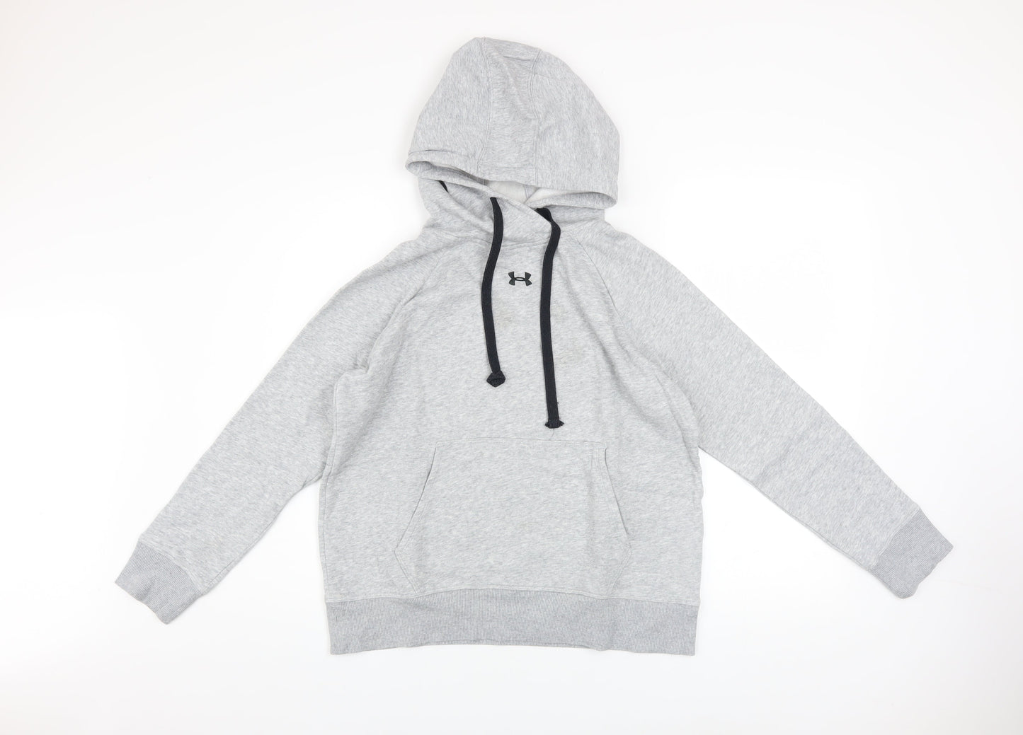 Under Armour Men’s Grey Pullover Hoodie Size S Relaxed Fit Fleece