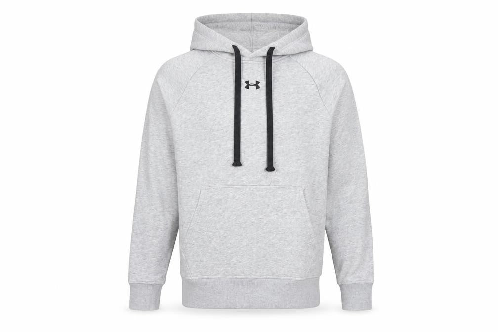 Under Armour Men’s Grey Pullover Hoodie Size S Relaxed Fit Fleece