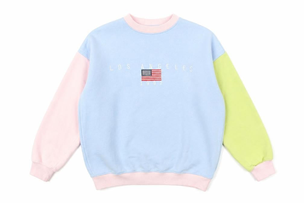 Daisy Street Womens Multicoloured Crew Neck Pullover Sweatshirt UK 6
