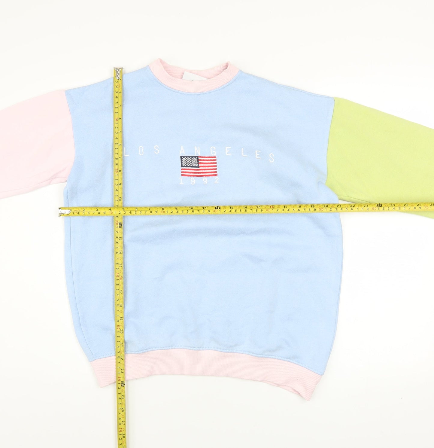 Daisy Street Womens Multicoloured Crew Neck Pullover Sweatshirt UK 6